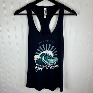Time To Get Ship Faced Cruise Tank Top Sz Small